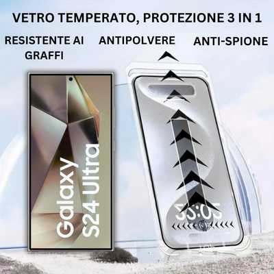 Protezione dello schermo 3-in-1 per Smartphone (iPhone & Samsung)