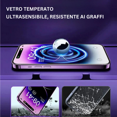 Protezione Schermo in Vetro Temperato Privacy 3 in 1