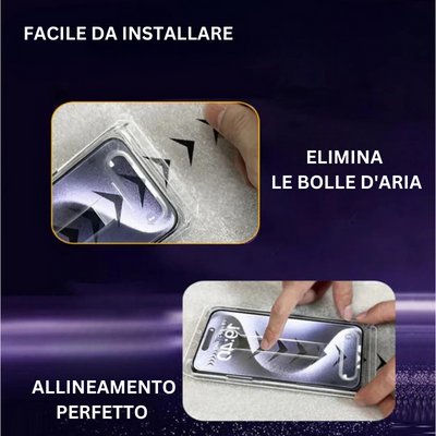 Protezione Schermo in Vetro Temperato Privacy 3 in 1