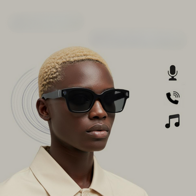 Occhiali Smart IA con Fotocamera 1080P Integrata – Chiamate Bluetooth, Musica e Traduzione in Tempo Reale – SmartView Pro